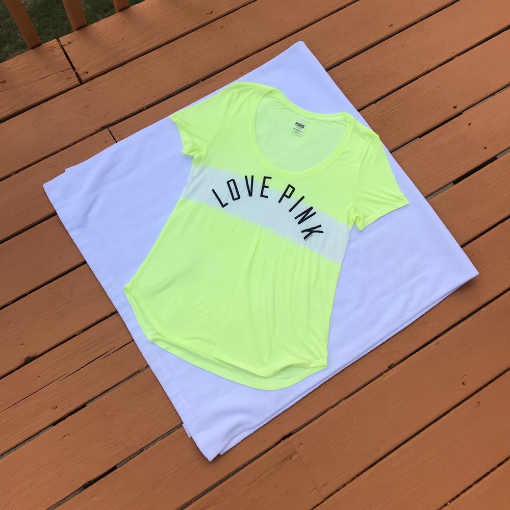 NEON YELLOW PINK T-SHIRT